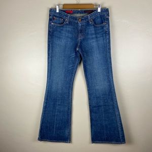 AG Adriano Goldschmied NWOT the Club Flare leg mid rise denim jeans 32R